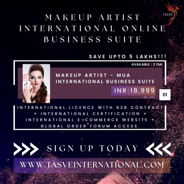 Makeup Artist - MUA International Online Business Suite (PART 1  PAYMENT)