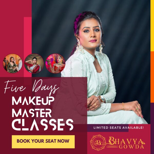 PROFESSIONAL 5 DAYS MAKEUP MASTER CLASS | BHAVYA GOWDA MAKEUP STUDIO